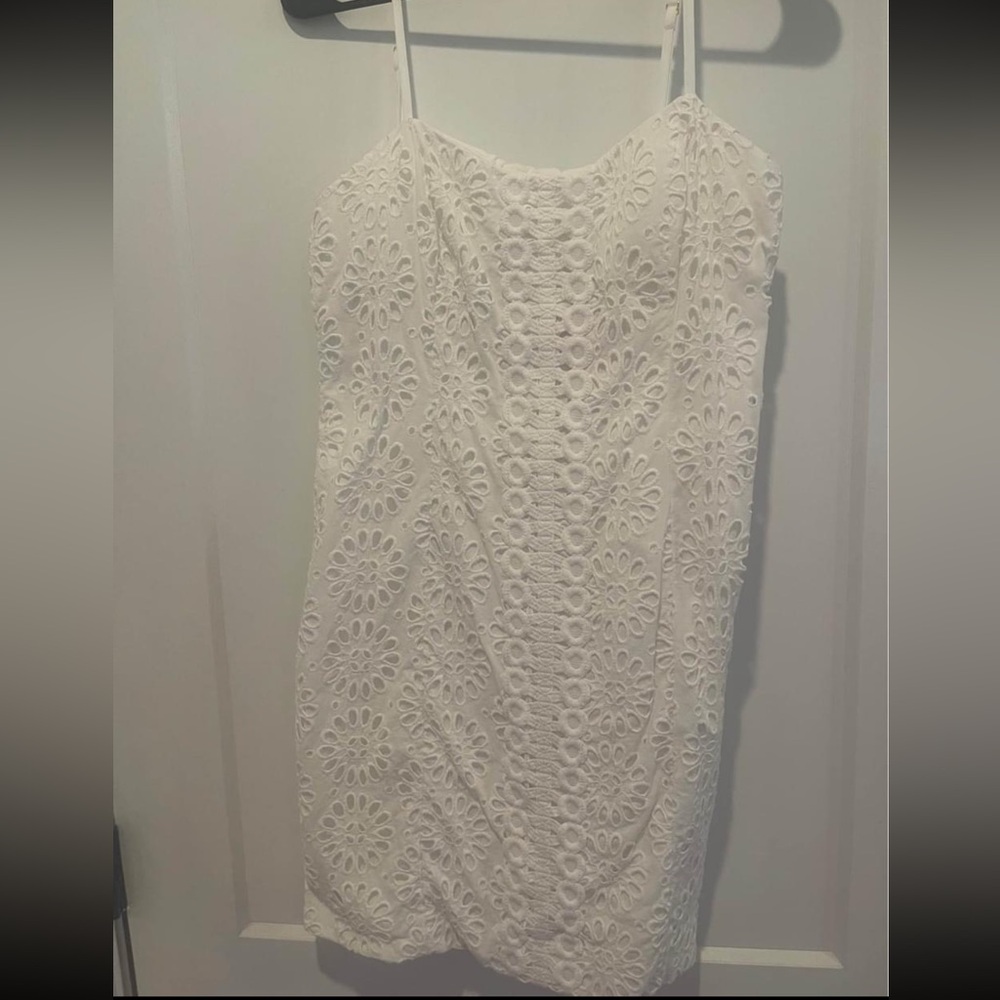 Lilly Pulitzer white textured dress size 6